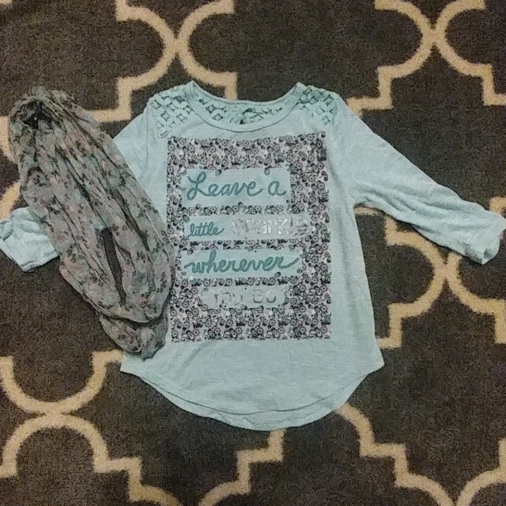 Arizona Shirt with Matching Scarf